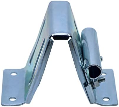 1 par de suportes de rolo de primeira porta de porta de garagem galvanizados, substituição universal para suporte de portas