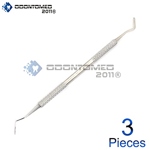 ODONTOMED2011 ENCOLAMENTO DE PLÁSTICO DETAL DUPLO DE ENCOMENDO 2,9MM COMPOSTO AMALGAM RESTORATIVE E 3 PEÇAS Instrumento S ODM