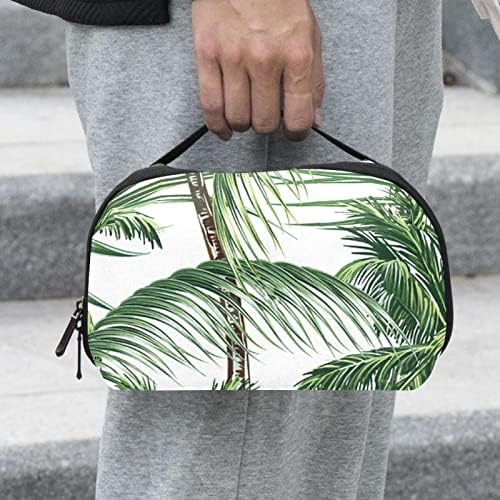 Bolsa de maquiagem de viagem sacos de maquiagem de bolsa de higieness à prova d'água para mulheres e meninas, moda de coco na