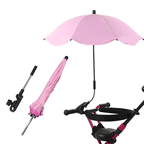 Besportble Stroller Rays Parasol Conveniente Sol suprimentos de sol ao ar livre Removável com chuva Use a cadeira de