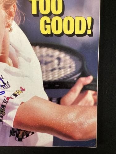 Steffi Graf assinou a Sports Illustrated 27/03/89 Nenhum tênis de tênis dos EUA Open Auto JSA - Revistas de tênis autografadas