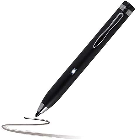 Navitech Black Mini Fine Point Digital Active Stylus Pen compatível com o Lenovo ThinkPad X1 Carbon
