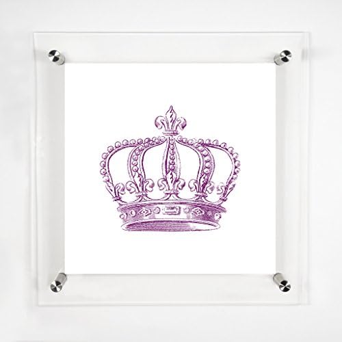 Crown France Violet, 9x9in.