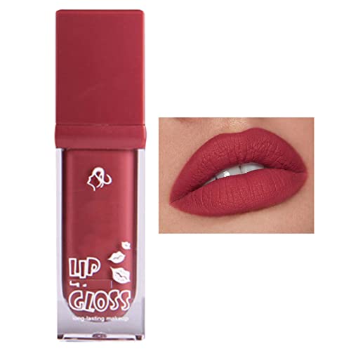Velvet Lip Glaze Non Stick Copo During Lip Glaze Film Makeup não desaparece pilha de maquiagem de beleza sutil sutil
