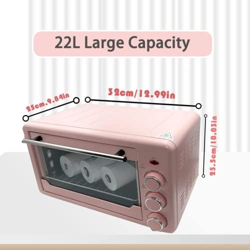 Máquina de forno de sublimação KAVIAT com fita térmica, luvas, forno de convecção rosa de 1500w 22l 110v para sublimação em branco Canecas