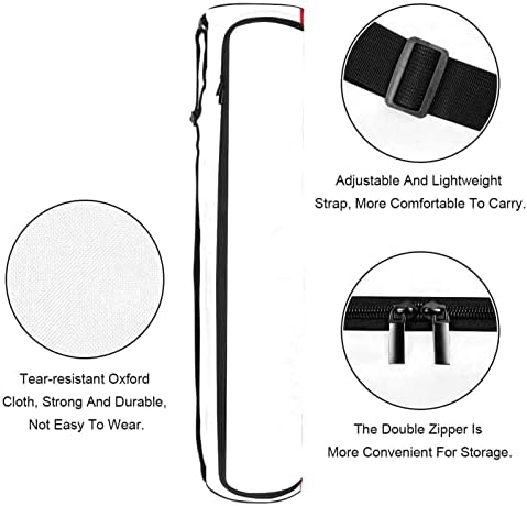 Bolsa de tapete de ioga unissex, transportadora de tapete de ioga exercício com alça de ombro ajustável Bandeira francesa Blang