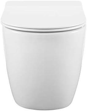 Swiss Madison bem feito para sempre SM-WT449 St. Tropez Wall Hung Banheiro, Branco brilhante e SM-WC426 Carreira de tanques, para