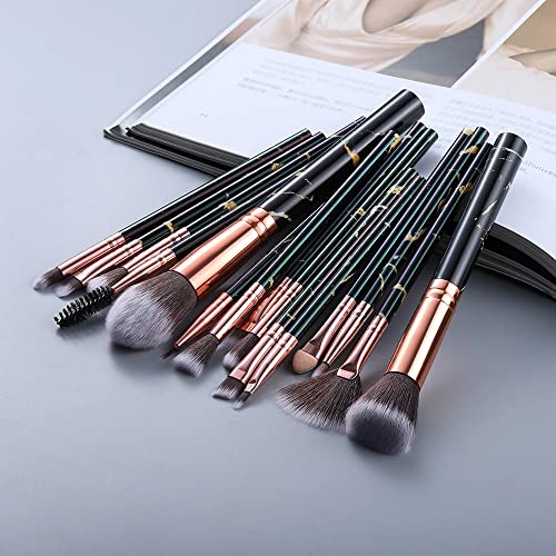 Brushes de maquiagem de 15pcs Conjunto de ferramentas Cosmético Powe Eye Shadow Bush Bushing Beauty Make Up Brush Maquiagem