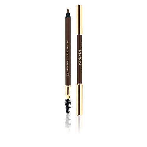 Yves Saint Laurent Dessin des Sourcils lápis de sobrancelha para mulheres, nº 2 marrom escuro, 0,04 onça