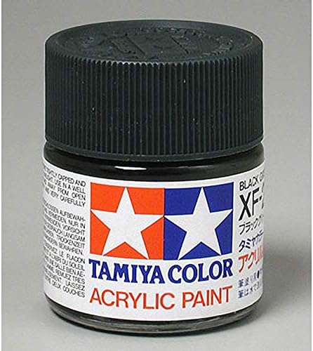 Tamiya acrílico xf27 plana verde preto tam81327 pintura de plásticos acrílico