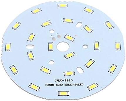 Aexit 100mm DIA Lâmpadas 12W 24 LEDs 5730 SMD Pure LED LED LED LED LED LIDS PABELA DE