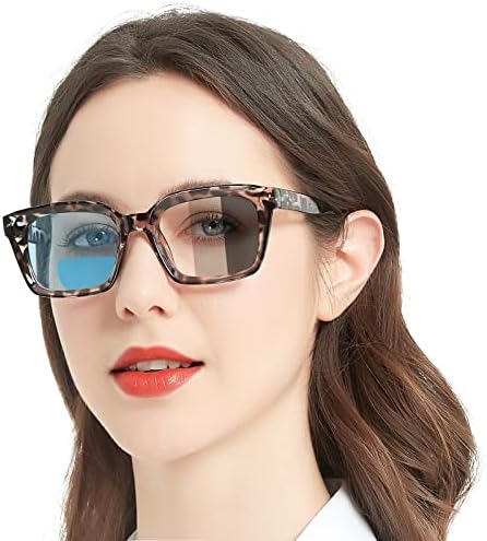 MARE AZZURO Photochromic Bifocal Reading Glasses Women Blue Light Bloqueando Leitores de Sol de grandes dimensões 1.0 1.5 2,0