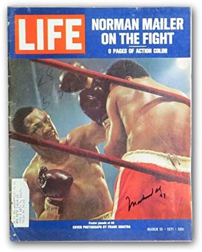 Muhammad Ali assinou a revista Life Autografed 19/03/71 vs. Frazier OA 7806540 ​​- Revistas de boxe autografadas