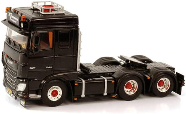 Para WSI para DAF XF Space Cab My2017 6x2 Eixo de tag Wesley Romme 1/50 Modelo pré-construído do caminhão Diecast Truck