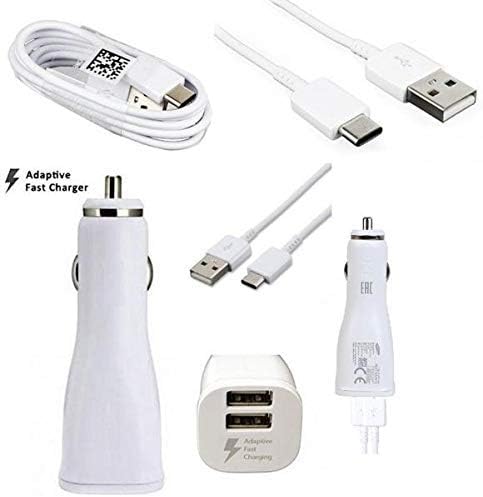 Volt Plus TECH TECH RÁPIDO Adaptivo Turbo 18W Kit de carregador de carro USB de dupla porta compatível com o seu