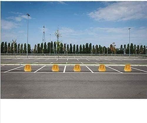 Wynwj Fechos de estacionamento estacionar pilhas de estacionamento barreiras para travar carros de estacionamento de