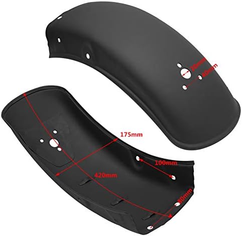 Por não marca Duobeisi Metal Motor Motorcycle Fender Mudguard Guard Wheel Wheel para Harley Honda Suzuki Kawasaki Yamaha