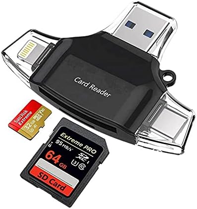 Boxwave gadget Smart Compatível com ZZB Android 11 tablet CP20Silver - AllReader SD Card Reader, MicroSD Card Reader SD Compact