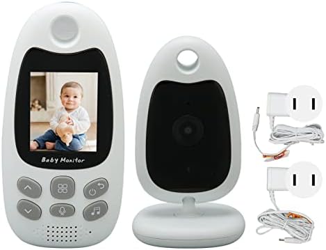 Monitor de bebê de vídeo de gloglow, construído em nádegas de nádegas de 2 vias conversas de 100 a 240v Visão noturna