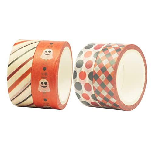 CLISPEED 30 rolos Halloween washi fita rolos