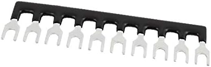 X-Dree 5pcs TBR-10A 5mm Pitch 10 Posição PCB Terminal Block Strier Black (5pcs TBR-10A 5mm Pitch 10 Posição