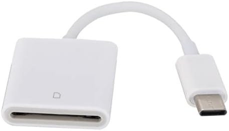 1x White USB Tipo C para USB OTG Adaptador SD-CARD LEITOR Adaptador para tablet