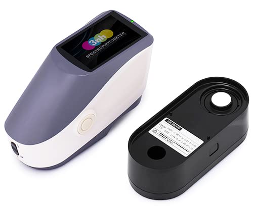 Espectrofotômetro de mão de mão YFYIQI Espectrofotômetro de grade com 4 Iluminantes 8mm Precisão de abertura única 0,06 Refletância