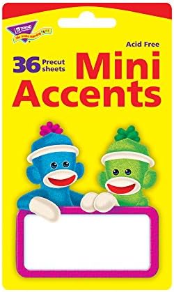 Trend Enterprises, Inc. Sock Monkeys Signs Mini Acentos, 36 CT