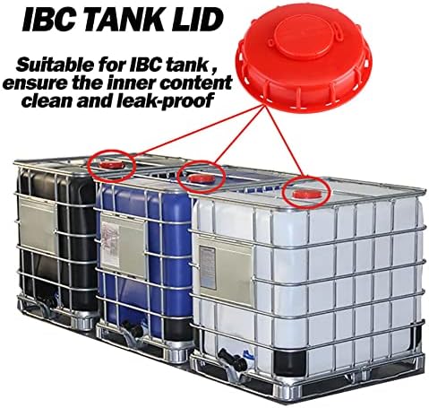 IBC Tote tampa da tampa IBC Tote tampa tampa de 163mm IBC Tanque de água Tanque líquido Tanque com orifício para ventilação para química,