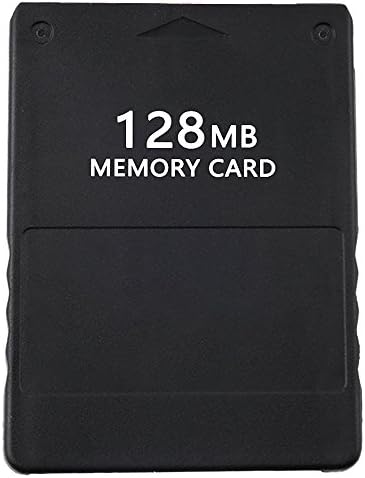 TPFOON 2PCS PACK 128MB High Speed ​​Game Memory Card Compatível com PlayStation 2 ps2