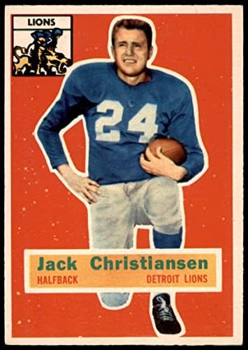 1956 TOPPS 20 Jack Christiansen Detroit Lions Ex -Lions Colorado St St.