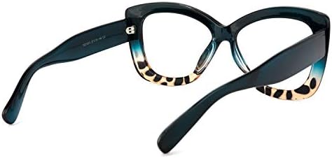 Óculos de borboleta de Vooglam com lente clara para mulheres undra op071873