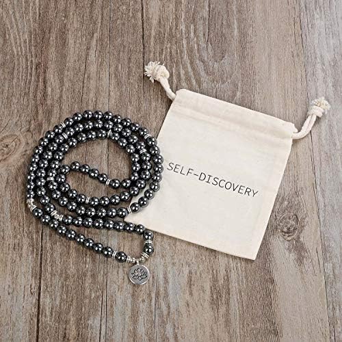 Oração Yoga Jóia Lotus Seed Charm Bracelet Bindes Mala 108 Colar Rosário Presentes Madeirados Significativos