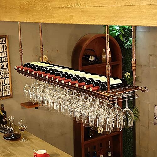 Rack de vidro de vinho Fizdi, canteiro de vidro de vinhos de prateleira de vidro de vidro de champanhe, cálice de gobas de