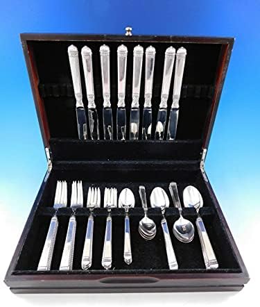 Bysantium por Vera Wang Sterling Silver Flabwars Set Service 40 PCS Jantar