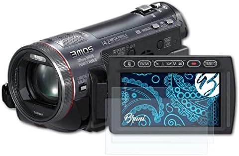 Protetor de tela Bruni Compatível com Panasonic HDC-SD707 Filme Protetor, Crystal Clear Protection Film