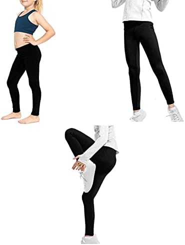Doginthehole frango estampa de estampa de menina de leggings trepadeiras de dança atlética de ioga para crianças garotas de tornozelo