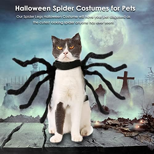 Itessy Dog Halloween Trajes- cães gatos fantasia de aranha para festas de halloween, animais de estimação costumes de cosplay