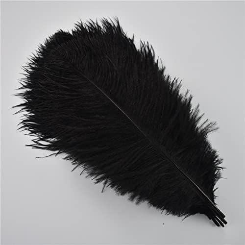 Zamihalaa 10pcs/lote colorido 25-30cm Feathers de avestruz natural para artesanato Plumes de decoração de casamento diy peças