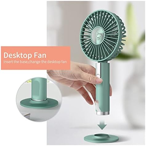 Fan Jkyyds - Mini Fan portátil 3 Ventiloso ventilador ajustável