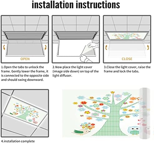 Tampas de luz fluorescentes para o teto dos painéis de difusor de luz-pescaria-fluorescentes capas de luz para escritórios