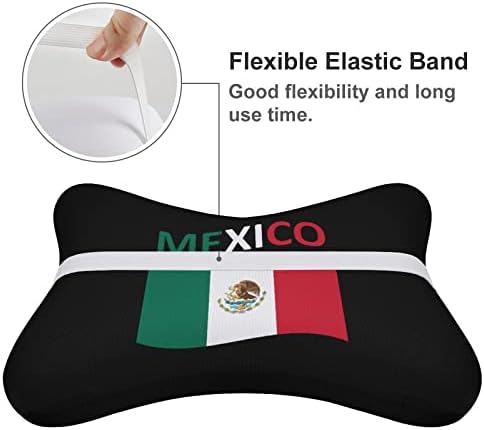 Bandeira do travesseiro de pescoço do carro do carro México