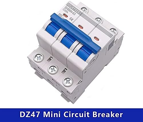 Gande 1pcs 3 pólo DIN Rail mini circuito disjuntor doméstico Caixa de distribuição do ar de distribuição Motor do equipamento