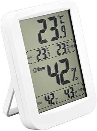 BMZMLDO Termômetro digital multifuncional Hygrômetro de alta precisão Medidor de umidade de temperatura com LCD Display