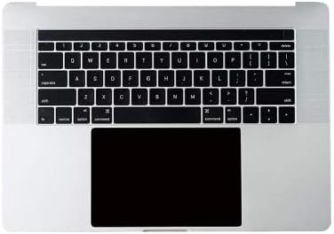 Protetor de trackpad premium do Ecomaholics para Samsung Chromebook Plus V2 2-em-1 Laptop, Touch Black Touch Pad Anti Scratch