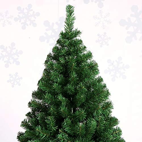 Árvore de Natal artificial clássica de 7,8 pés de 7,8ft, abeto alpino natural articulado Pernas de metal sólido e ecologicamente