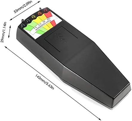 Detector de campo magnético do medidor EMF LED, contador de testadores de equipamentos paranormais para caça de fantasmas, testador