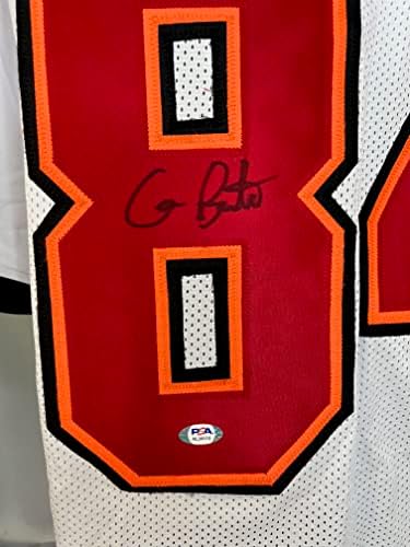 Cameron Brate autografado assinado Jersey NFL Tampa Bay Buccaneers PSA COA