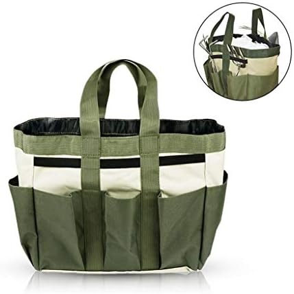 K Jingkelai Gardening Tote Bag Saco de ferramentas de jardim com 9 bolsos Tote de jardim Bolsa de jardinagem Kit de