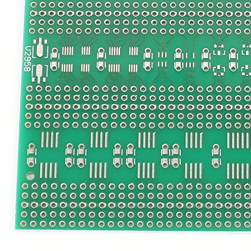 UXCELL A16041100UX1297 2 Peças Universal 2,54 mm Pits SMD PCB Impresso Placa de circuito 7x11c mm